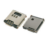 اتصال دهنده فلزی فلزی میکرو سیم کارت، MS / کارت حافظه سوکت دارای رتبه فعلی 0.5 A