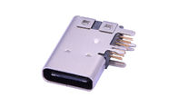 3.1 C مدل Micro USB Connector پایه 90 درجه 14 تماس با آلیاژ مس