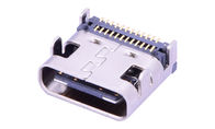 24 تماس با یواس بی 3.1 اتصال نوع C، PCB Mount USB اتصال پایه افقی افقی