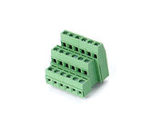 اتصال دهنده بلوک ترمینال بلوک ترمینال EU Style PCB CET1.5 در 5.08mm Pitch 1 * 06P Green وصل شده است