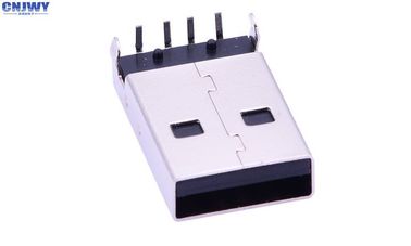 4 pin PCBA Male Micro USB ورودی خروجی اتصالات پلاستیک مقاومت 100V ولتاژ