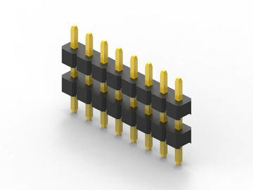 10 پین 2.54 میلیمتر Pitch مرد پین Header Connector مقاومت تماس 20mΩ Max