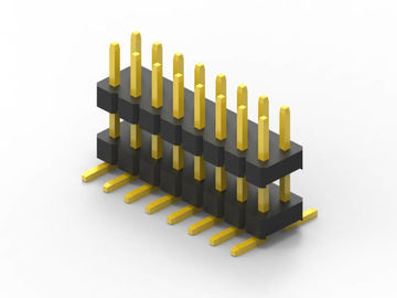 2.54mm مرد سر قلم SMD ، مواد تماس مسو رابط سر قلم