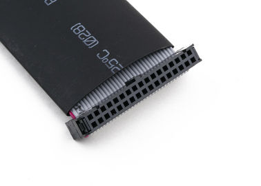 2.54mm IDC کابلی صاف با لوله کوچک کننده گرما طول سفارشی