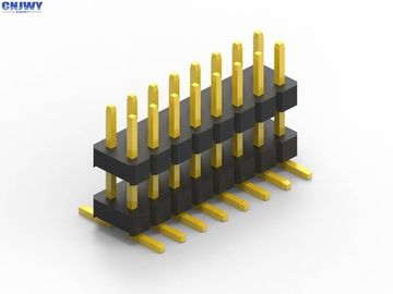 2.54mm مرد سر قلم SMD ، مواد تماس مسو رابط سر قلم