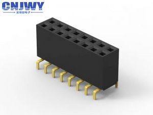 2 پین تا 80 پین اتصال سر زن 2.54mm Pitch 2 ردیف مقاومت عایق