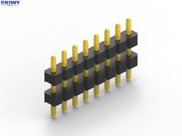 10 پین 2.54 میلیمتر Pitch مرد پین Header Connector مقاومت تماس 20mΩ Max