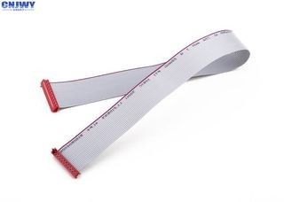 مونتاژ کابل نوار مسطح خاکستری با کانکتور مطابقت میرکو طول متغیر