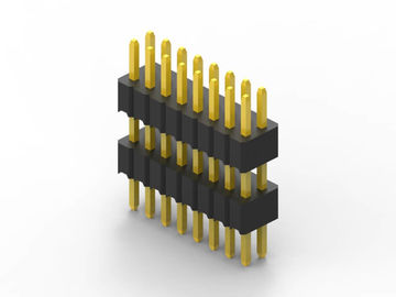 یونیورسال 1.27 Pitch Pin Header، مربع 40 Pin Header کنتاکتور 500 ولت مقاومت در ولتاژ