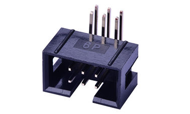 زاویه راست 2 * 3 اتصال جعبه 2.54 میلی متر از طریق سوراخ مقاومت ولتاژ 500V