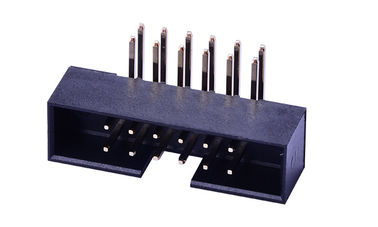 کانکتور هدر جعبه زاویه راست 2 * 6 پین PA6T ارتفاع 4.8mm نرخ فعلی 2.0AMP