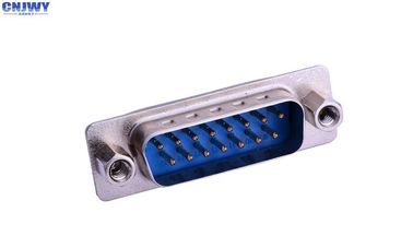 اتصال 15 پین D Sub Male، VGA 15 پین D Type Connector فوسفور برنز