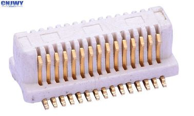 عمودی 30PIN PCB بورد به بورد کانکتور پایه بیج فسفر مواد برنز