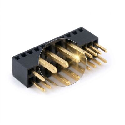 2.54mm Pitch High Current 5A Dual Contact Female Header Socket PCB Power