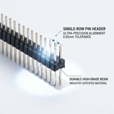 کانکتور پین هدر نری تک ردیفه نصب سطحی 2.54 میلی‌متر گام نصب روی برد PCB SMT
