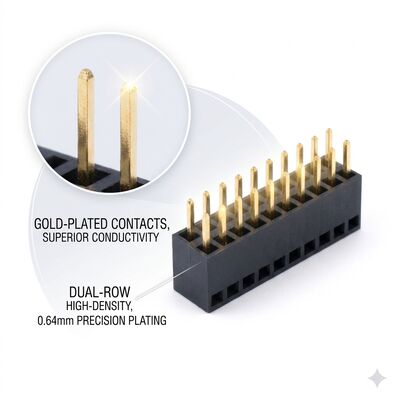 0.8mm Pitch Fine Pitch Mezzanine Female Header Connector Dual 2x30P Stacking PCB Socket